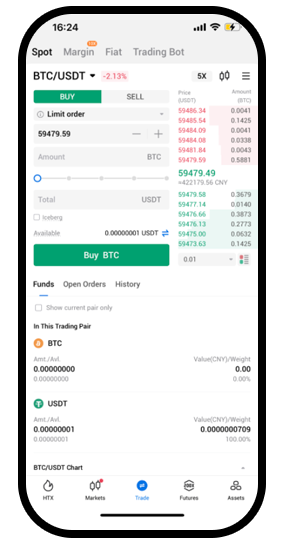 HTX Web3/资产管理示意图